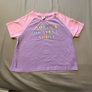 JV by Jack Vanek graphic cropped tee